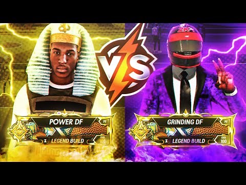 LEGEND Power DF vs LEGEND Grinding DF 1v1 Court Best of 5 Series!! Best Builds NBA 2K20