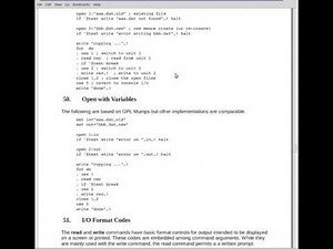 Mumps Programming Language Tutorial Part 10