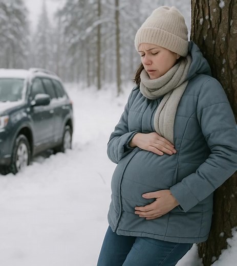 5.3K views · 15 reactions | A pregnant woman got stuck in the snow...