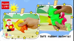 T-Rex Dinosaur Toy Shooter Ball Blaster - Animal Popper with 6 Foam Ball - Indoor and Outdoor Play for Age 3+