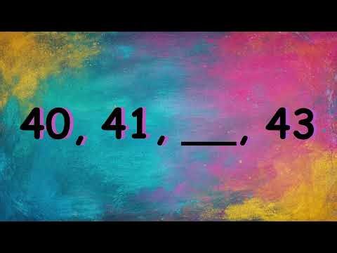 Finding missing numbers! Different patterns (forward, backward, skip counting) || 20 new questions