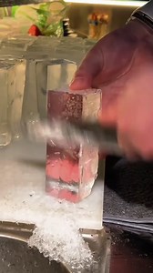 Satisfying ice slicing #asmr #asmrsounds | 𝐁𝐮𝐫𝐦𝐚 𝐁𝐫𝐚𝐢𝐧