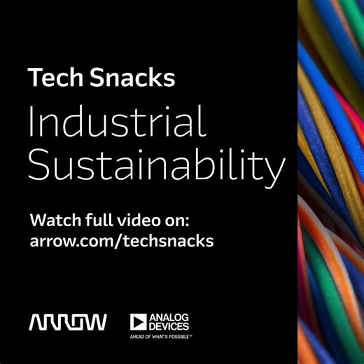 Discover the future of industrial sustainability: explore how Analog Devices, Inc.' tech is transforming fixed-speed motors to variable-speed systems. Learn more in our Tech Snack video: http://arw.li/6185RvKOW | Arrow Components