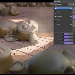 Adjust RGB curves and control exposure, brightness, and many more in the viewport with a user-friendly panel and over 15 ready-to-use presets with Dynacomp, a real-time compositor for Blender. Purchase it here: https://80.lv/articles/check-out-this-real-time-compositor-for-blender/ | 80 Level