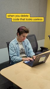 4.6K views · 32 reactions | When you delete code that seems useless.  ️@googlefordevs | ScorpSec | Facebook