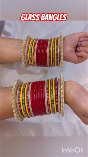 Glass bangle design#shorts#shortsfeed#bangles#trending#youtubeshorts#viral#jewellery#fashion#yt