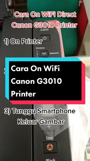 Cara On WiFi Direct Canon G3010 #tipsprinter #canonprinter #kongsiilmu #aticomputer