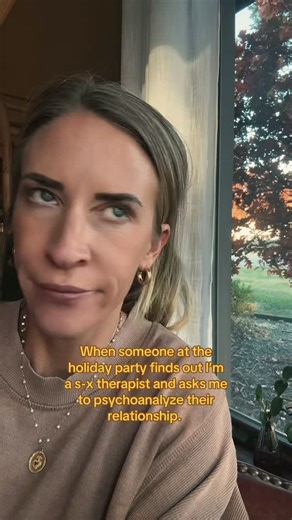 Lauren Scafe | Sex and Relationship Therapist | The holiday season is upon us and no, I’m not psychoanalyzing you and/or your partner. I’m too tired for unpaid labor. 🥴 #sextherapy... | Instagram