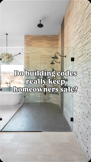 Building codes were never written with occupant health in mind. They’re meant to keep homes standing and functioning, but not necessarily to keep families healthy. That’s why even brand-new homes can pass inspection and still be filled with chemical off-gassing and improper moisture prevention that can negatively impact your health long term. Our mission has always been to bridge that gap...building homes that go beyond code to actually protect the people living inside them. After getting sick f