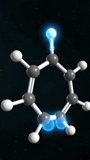 atomic orbitals structure of Benzene #science #chemistry #mot