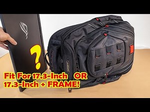 17.3-INCH IS JUST SCREEN SIZE NOT FIT - Samsonite Tectonic PFT Laptop Backpack Unboxing