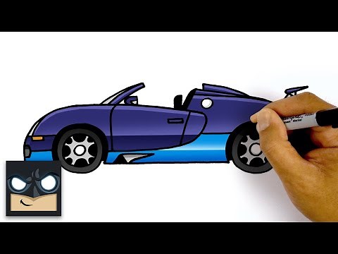 How To Draw A Bugatti Veyron | Step By Step Tutorial