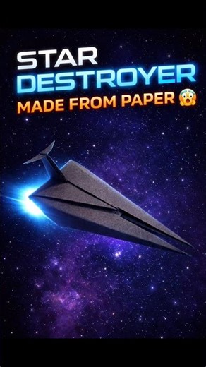 STAR DESTROYER from PAPER 🤯🚀(Full Tutorial Coming Soon!)