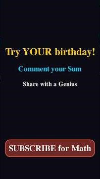 How to Make a Magic Square with YOUR Birthday