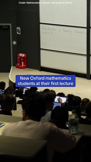 First Oxford Mathematics Lecture Introduction