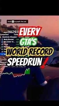 EVERY GTA World Record Speedrun! #gta #speedrun