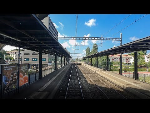 4K Bern - Fribourg Führerstandsmitfahrt | Switzerland 08/2022