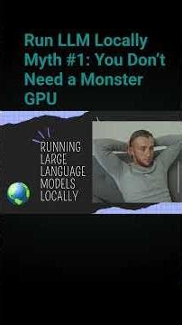 Run LLM Locally Myths and Reealities eps 1