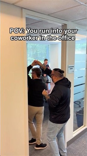 POV: Your Run Into Your Coworker