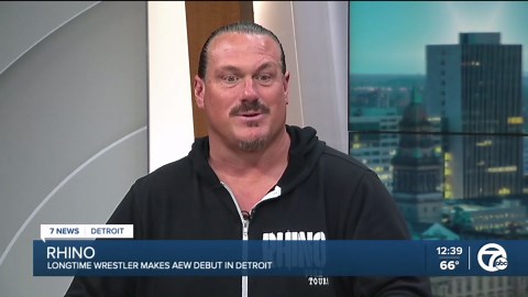 INTERVIEW: Wrestler Rhino makes AEW debut in Detroit, talks Michigan roots