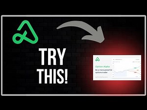 How To Use Option Alpha - Option Alpha Tutorial