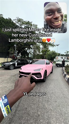 Mercy too get luxury taste see the color of the Lamborghini 🥹❤️🙌🏻#mercyeke #lagoslifestyle #fyp