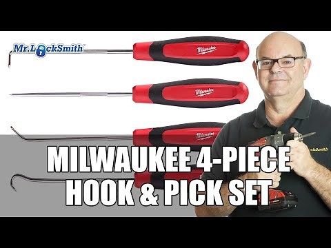 Milwaukee 4 Piece Hook & Pick Set | Mr. Locksmith™
