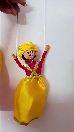 Rajasthan ki kathputli how to make kathputli Rajasthan #artandcraftcraft #schoolproject