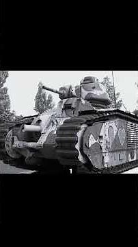 TOP 5 French tanks of World War II 1939-1945: Char B1 Bis #top10 #worldwarii #history