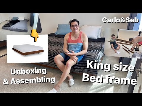 How to assemble a KING size bed frame from ARTICLE | Carlo&Seb Home