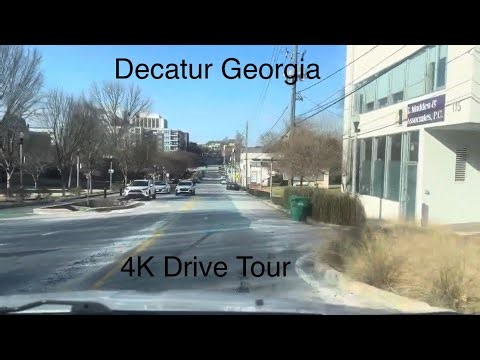 Decatur Georgia 4K Drive Tour