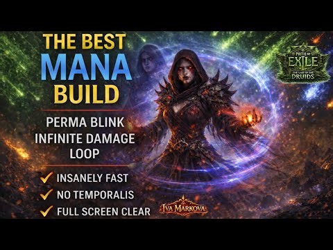 PoE 0.4 Blood Mage - PERMA BLINK INFINITE LOOP Spark Archmage CoC Comet | FASTER THAN TEMPORALIS