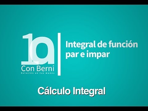 Integral de función par e impar