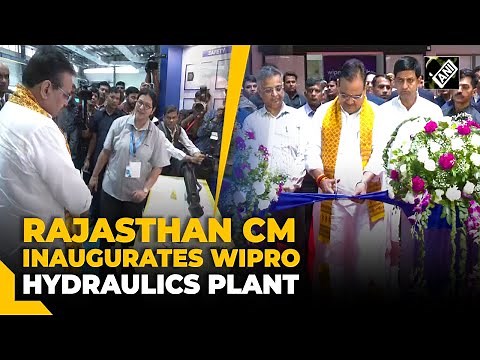 Rajasthan CM Bhajanlal Sharma inaugurates Wipro Hydraulics Plant in Jaipur