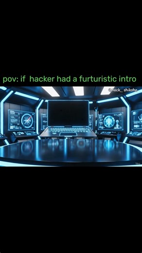 Futuristic Hacker Intro in 3D ⚡