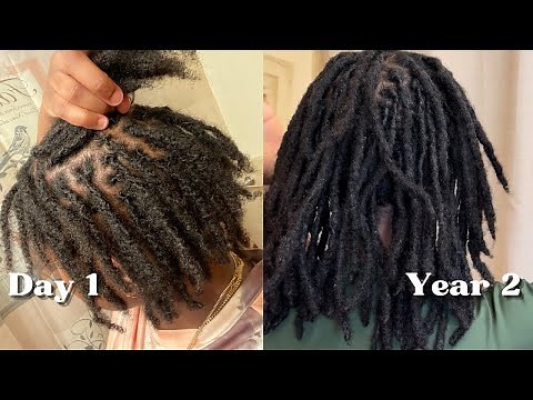 My 2 Year Loc Update | Interlocking, retwisting, self maintenance, shrinkage, longer & thicker locs!