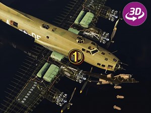 二战空中堡垒B-17F轰炸机第①期：详解其结构设计与内部布局