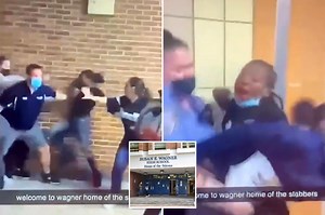 Huge fight at Wagner HS caught on video