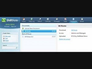 ShiftNote Communication Log