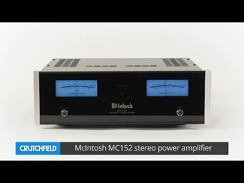 McIntosh MC152 stereo power amplifier | Crutchfield video
