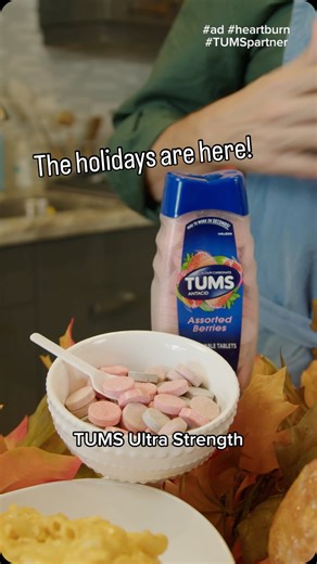 #TUMSPartner Holiday season isn’t complete unless you have Tums Ultra Strength by your side! #Ad #Heartburn @tumsofficial | Clayton Shane Farris