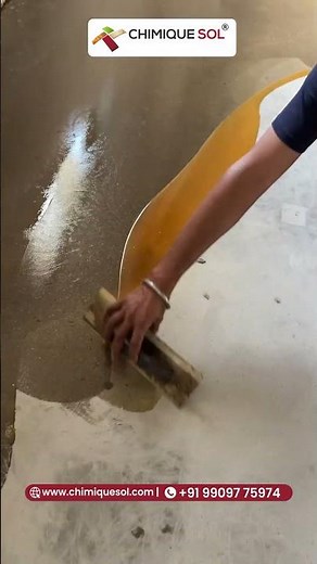 Heavy-Duty Epoxy Flooring 💪 Industrial Strength by CHIMIQUE SOL #qualityflooring