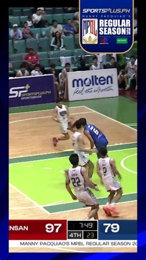 Dionisio starts and finishes the Gensan fast break!