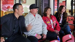 Watching their son in person for first time with Cardinals is 'incredible, unreal' for Jeff and Caryn Carlson