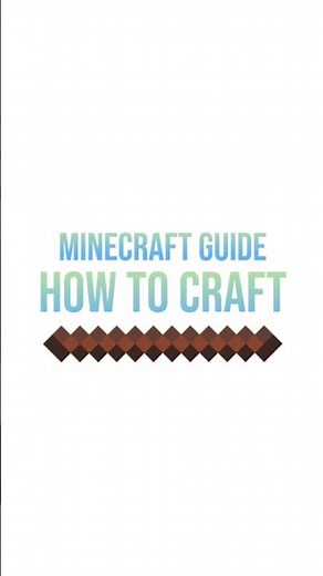 How to make Sticks in Minecraft