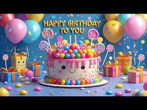 Happy Birthday Song 🎉 30-Minute Party Loop for Kids & Family