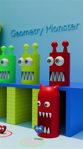 Tiny Box Monsters 💖 | Cute 3D Animation Loop