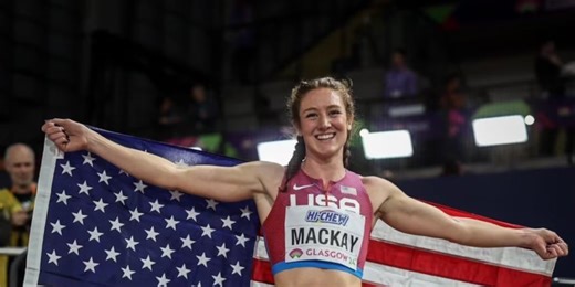 Emily Mackay wins first national title at USATF Indoor Championships with meet-record time