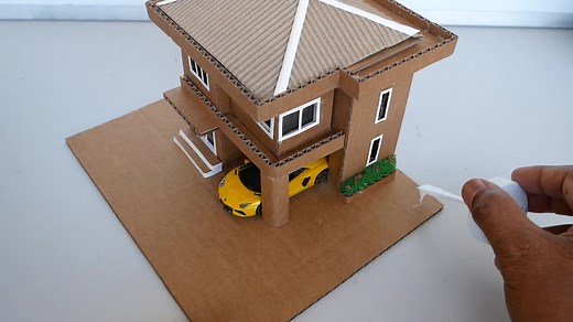 How To Make Beautiful Dollhouse Using Cardboard