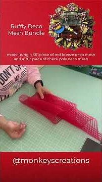 How to Make NO-SEE-THRU Deco Mesh Bundles